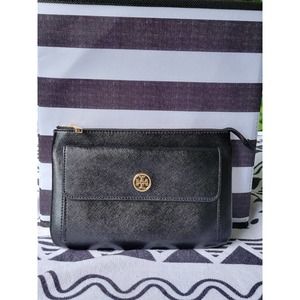 Tory Burch Black Pocket Clutch. Excellent. Used once.